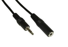 Intos 3.5mm Male to 3.5mm Female Audio Extension Cable, 1 m (99934)