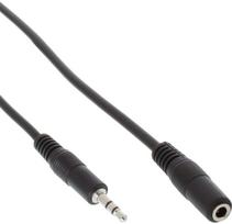 Intos 3.5mm Male to 3.5mm Female Audio Extension Cable, 3 m (MM-161)