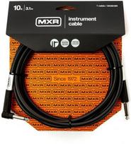 MXR Standard instrument cable with right-angle connector, 3m, black (DCIS10R)