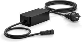 Philips Hue 40 W outdoor power adapter with connecting cable, black, 24 V for Hue low-voltage lighting systems (929003149201)
