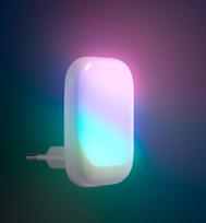 Fuj:tech Compact Lumina RGB night light with dimmer switch, 2-pack, white (925054)