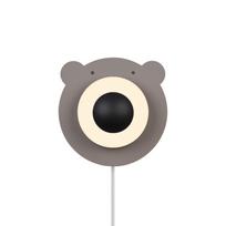 Nordlux Bruna Bear wall lamp, brown (2312951018)