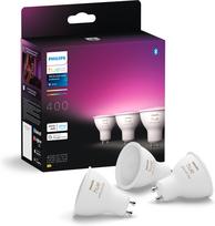 Philips Hue -LED-smart bulb, BT, white and color ambiance, GU10, 4.2 W, 3-pack (929003666503)