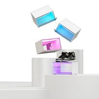 Nanoleaf Expo Smart Display Case Starter Kit - 4 Pack (SQFX01K02-4WT)