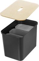 Orthex SmartStore Collect sorting set with plywood lid, 76 L, black (8006509)