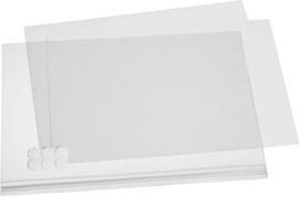 Durable Water-resistant information pocket with adhesive surface, A3, 5 pieces, clear (501719)
