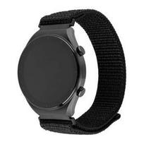 Fixed smartwatch nylon strap, 20 mm, black (FIXNST2-20MM-BK)