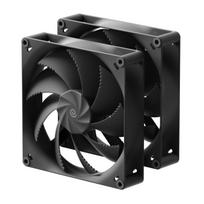 HAVN H18 exhaust fan 180 x 40 mm, black, 2 pieces (HVN-FS-H1840-02-DUO)