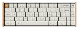 Keychron K6 HE SE 65% gaming keyboard, white/wood (K6H-Q1-BO)