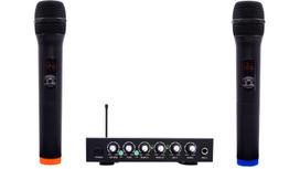ProCaster Karaoke mixer with two wireless microphones