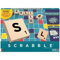 Mattel Scrabble Wood Edition board game (JLJ60)