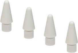 Tucano Apple Pencil/Pencil 3 Replacement Tips, 4 Pack, White (MA-STYTIPSET-W)