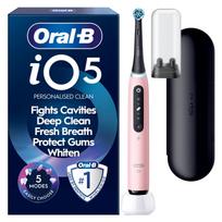 Oral-B Oral-B iO5 electric toothbrush, pink + travel case (068024)