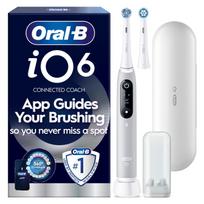 Oral-B iO6 electric toothbrush, gray + travel case (067805)
