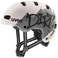 Uvex Kid 4 Style MIPS Cycling Helmet 55 - 58 cm, Dirt Warm Grey Matt (S4148240215)