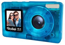 Rollei Compactline Pocket Transparent digital camera, blue (12098)