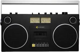 WE ARE REWIND CURTIS Ghettoblaster Portable Cassette Player  AND  Recorder (GB-001-B1)
