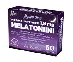 Via Naturale Long-Lasting Melatonin for Well-being, 1.9 mg, 60 tablets (1245)