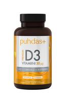 Puhdas+ Premium D3 vitamin 50 µg, 120 capsules (941)