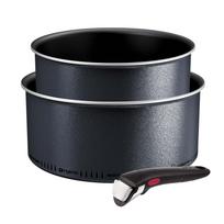 TEFAL Ingenio So Light cooking set, 3-piece, grey (L7239003)