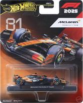 Hot Wheels Premium F1 Race, Oscar Piastri McLaren toy car (JKD81)