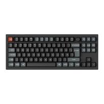 Keychron V3 Ultra 80% TKL 8K Tri-Mode Mechanical Keyboard with POM Red Switches, Wireless, Black (V3U-D1-BO)