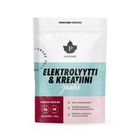 Puhdistamo Electrolyte  AND  Creatine Powder, Cherry-Raspberry, 200 g (000391)
