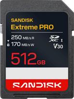 SANDISK 512GB Extreme PRO UHS-I U3 V30 SD memory card (SDSDXXJ-512G-GSCIN)