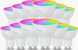 Nanoleaf Essentials Matter Wi-Fi GU10 smart bulb, 12 pcs (N7502B02-12GU10)