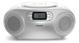 PHILIPS TAZ2000S/10 portable CD player with FM radio, silver (TAZ2000S/10)