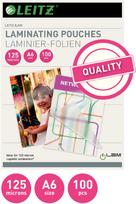 LEITZ iLAM A6 laminating pouches, glossy, 125 mic, 100 pcs (33806)