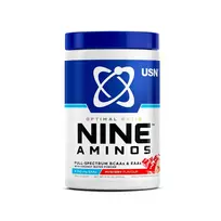 USN Nine Aminos 330 g. - Jelly Bean skonis