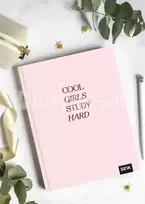 Laimės kalendorius-darbo knyga „Cool Girls Study Hard“ 26/27