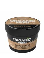 ORGANIC MIMI Kūno šveitiklis su taukmedžio sviestu, kavos ekstraktu ir apelsinų aliejumi, 120 g