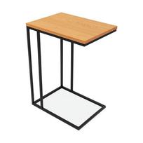 Šoninis stalas iš ąžuolo 50x35 cm Cesura – Unique Furniture