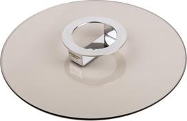 KnIndustrie Puodo dangtis Lid 30 cm, rudas, stiklinis