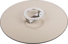 KnIndustrie Puodo dangtis Lid 34 cm, rudas, stiklinis