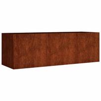 vidaXL Aukštas sodo lovelis, 120x40x40cm, Corten plienas