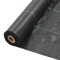 vidaXL Agroplėvelė nuo piktžolių ir šaknų, juoda, 1x50 m, PP