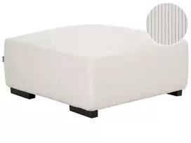 Otomana LUNGO vagotas audinys, balta