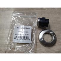 Maisto atliekų smulkintuvas ISE Brushed Steel Button