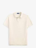 Polo Ralph Lauren - Basic Mesh-Ssl-Knt - Megzti polo marškinėliai trumpomis rankovėmis - Kreminė spalva
