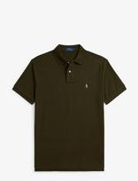 Polo Ralph Lauren - Basic Mesh-Ssl-Knt - Megzti polo marškinėliai trumpomis rankovėmis - Chaki spalva