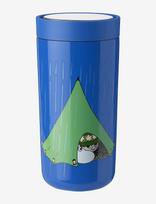 Stelton - To Go Click Termokop 0.4 L. Moomin Camping - Termosinis puodelis - Mėlyna