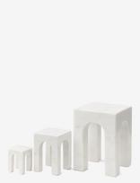 Gejst - Arkis Bookend Set - Knygų atrama - Balta