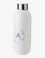 Stelton - Keep Cool Drikkeflaske 0.75 L. Moomin Frost - Gertuvė - Balta
