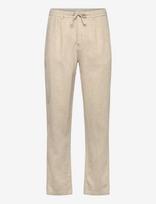 Lindbergh - Linen Blend Herringbone Pants - Laisvalaiko marškiniai - Smėlio