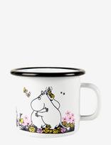 Muurla - Moomin Enamel Mug 25Cl - Kavos puodelis - Balta