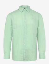 Sebago - Linen Shirt - Laisvalaiko marškiniai - Žalia