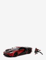 Jada Toys - Marvel Miles Morales 2017 Ford Gt 1:24 - Veiksmo figūrėlės - Juoda